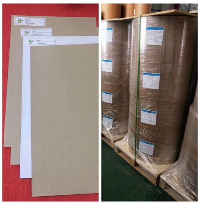 250g Mixed Pulp Coated Duplex Paper Board With Grey Back For Printing
