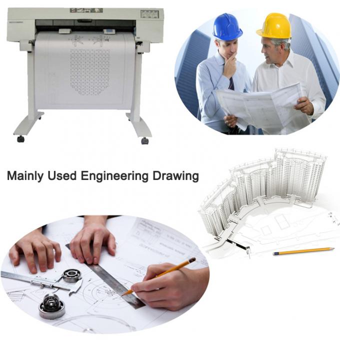 Wide Format 24 Inch 36 Inch Plotter Paper Roll CAD Inkjet Bond Plotter Paper