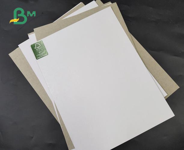 350gr 450gr Duplex Cardboard Grade AA Stiffness One Side Grey For Gift Box