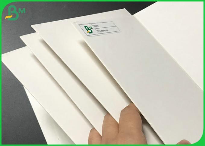 C1S One Side Glossy White Cardboard 1mm 1 5mm Duplex Board White Back 