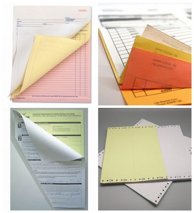 Harmless Colorful Carbonless Copy Paper Sheet 420mm * 530mm 1420mm * 1420mm