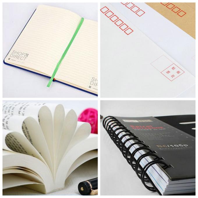 Virgin Wood Pulp 140gsm 160gsm White Offset Paper For Notebook Printing