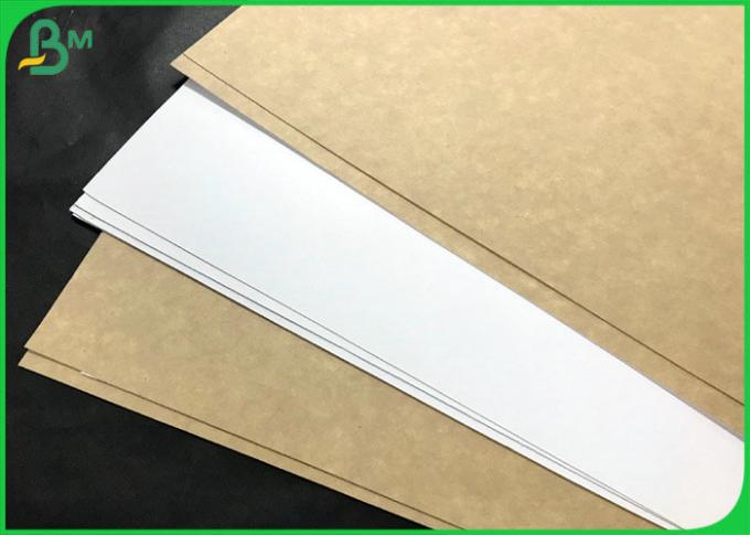 Virgin Kraft Board White Top Coated Surface Kraft Paper for Food Lunch ...
