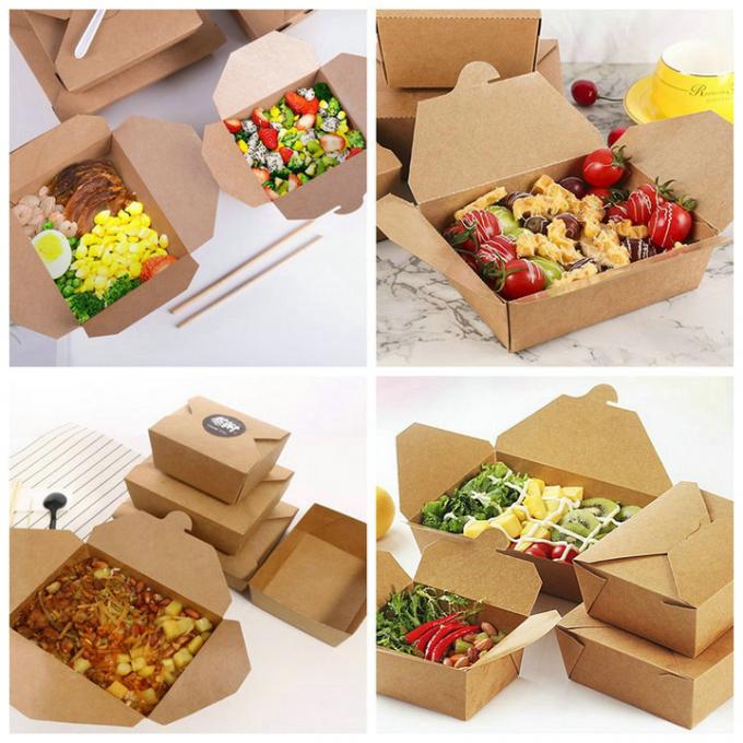 Food Packaging PE Coated Kraft Paper Board Food Grade For Takeaway Boxes