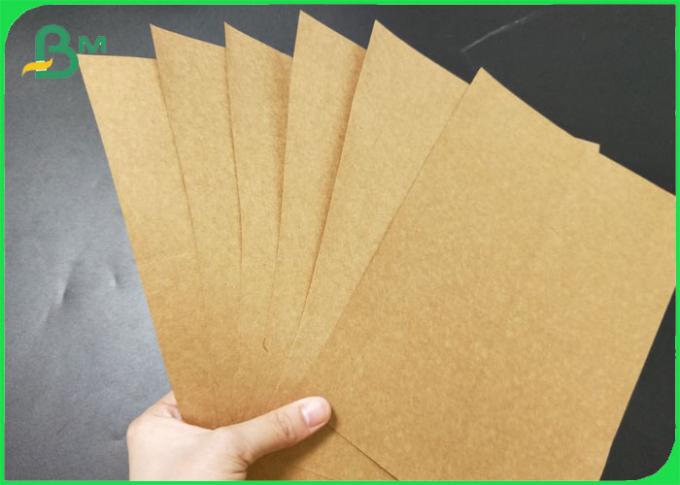 70g - 150g Uncoated Unprinted Brown Jumbo Roll Kraft Paper For Gift