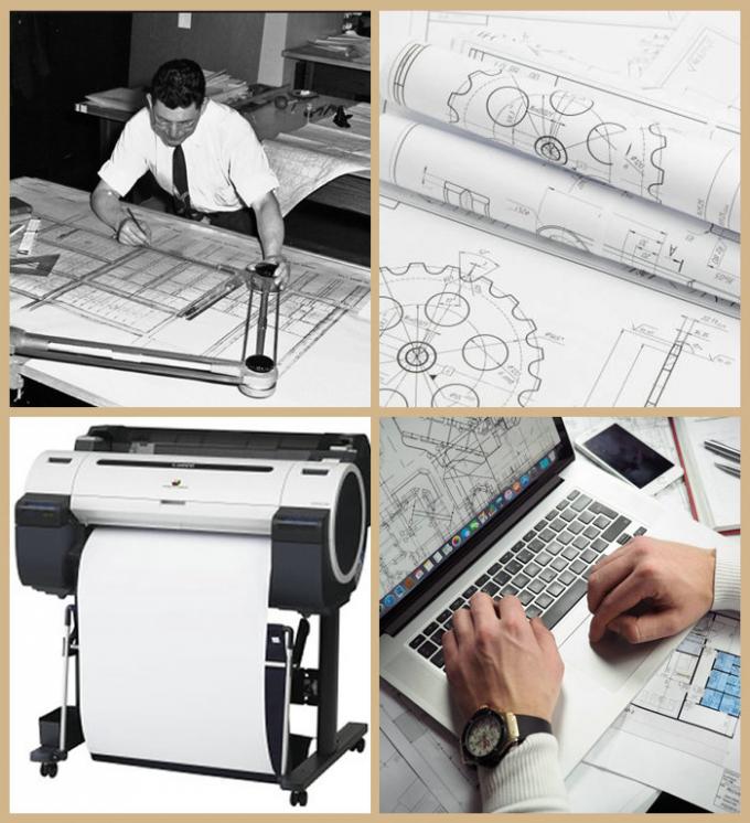 20Lb Architectural Drafting Paper For Inkjet Printer 24" x 150ft Sharp