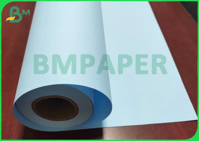 Single Paper Side Design Single Sided Blueprint Bond Paper 80gsm 880mm X 50m 2 Inch Core