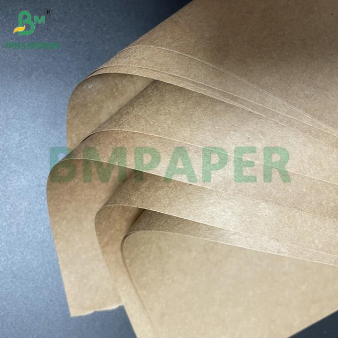 Extensible Paper 75gsm 80gsm Cement Packaging Brown Semi Extensible Kraft Paper