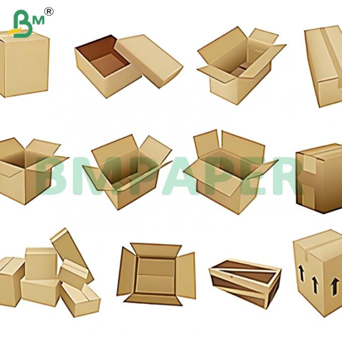 White F Flute Paper 2 Ply Fluted Paper Board for Durable Packaging