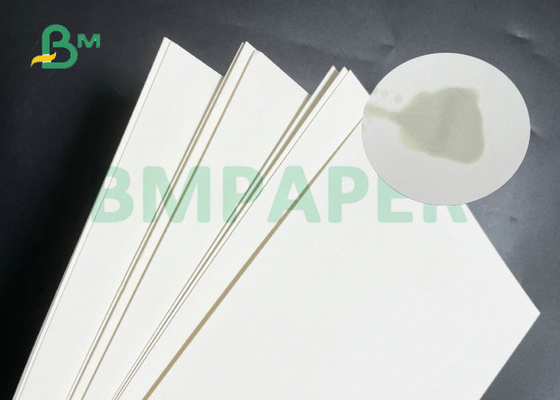0.7mm 0.9mm Long Grain White Bleached Beer Mat Board For Paper Coaster