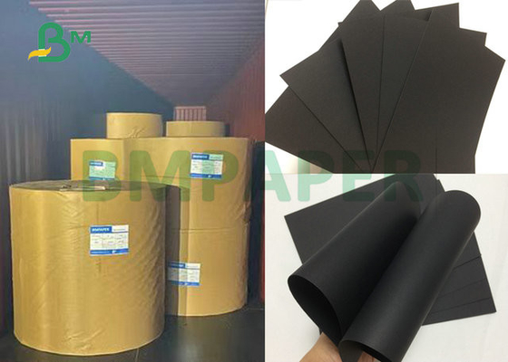 250gsm 300gsm 350gsm 31inch Uncoated Solid Black Paper Board For Package Boxes