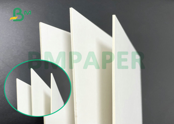 High Bulk Thickness 1.5MM 2MM Both Sided White Laminated Cardstock Paper