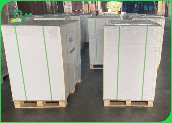 High Bulk 350gsm 1 / S FBB White Back For Pharmaceutical Package 36 x 38”