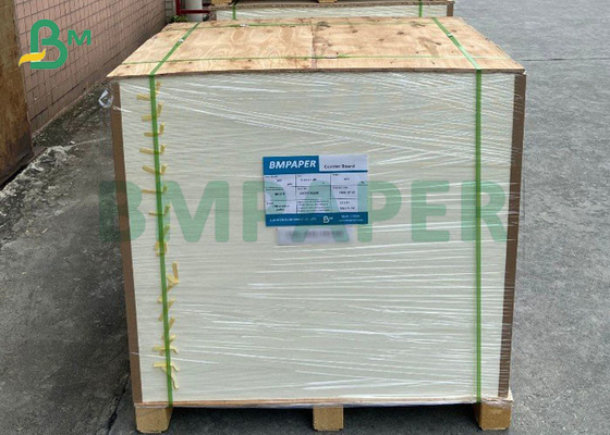 High Bulk Bleached C1S Art Paper 295gsm 325gsm SBS 1 SIDE Board 635 * 965mm