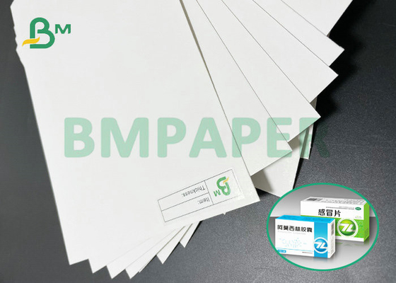 270gsm 325gsm High Bulk Laminated Coated White Cardboard For Pharmaceutical Boxes