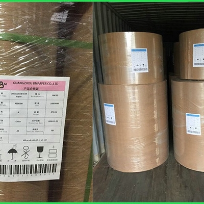 FSC FDA Single PE Coated Brown Kraft Paper Smooth And Glossy For Coffee Cups