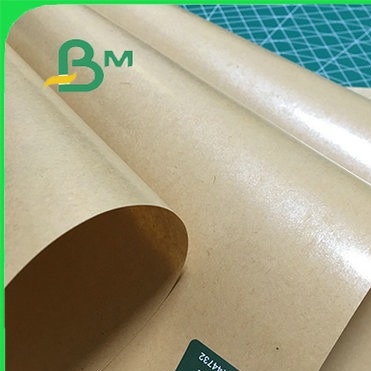 300gsm 350gsm Brown Single PE Coated Kraft Paper Sheet For Box Of Food