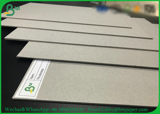 Laminated Straw Paper Board 2mm 1250gsm Uncoated Grey Chipboard In Sheets