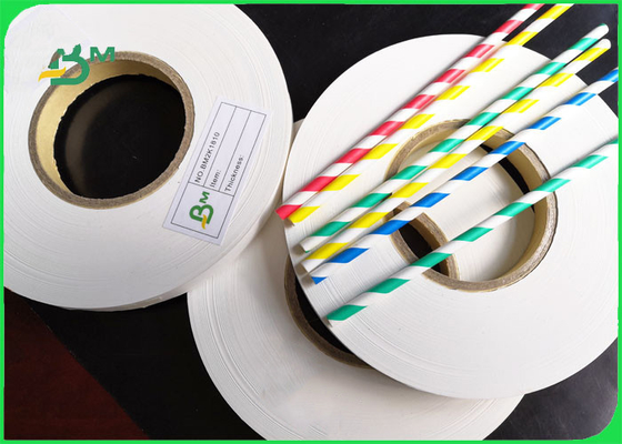 28GSM 27mm x 5000m Straw Wrapping Paper Roll For Party Food Grade