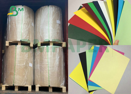 Uncoated Pink Blue Green 180Gsm Normal Card Sheet For Advertising Printing 63.5 x 91.4cm