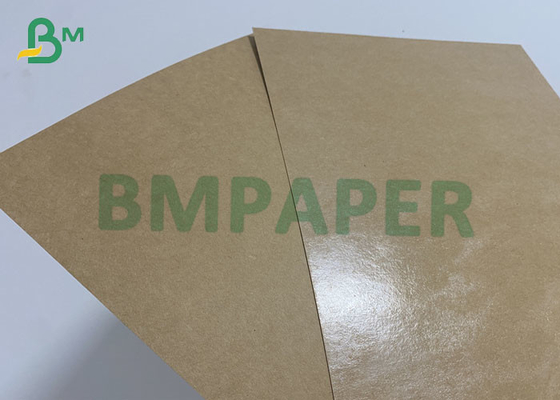 350g Brown Krafted Paperboard Roll For Food Wrapping Customized Laminated Film
