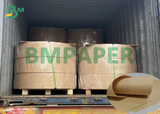 70grs 80grs Uncoated Brown Kraft Paper High Tensile Strength Kraft Paper For Tape