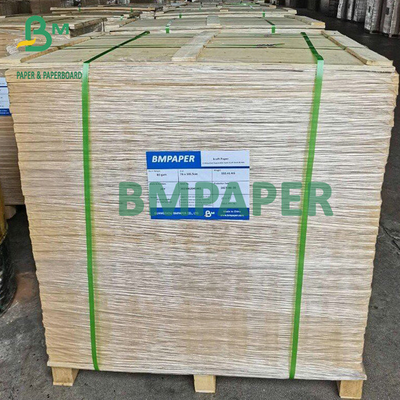 Extensible Bag Paper Brown 70GSM 75GSM 80GSM For Chemical Product Packaging