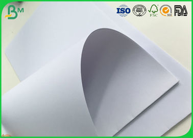 100% Virgin Pulp Glossy Coated Paper 53 Gsm / 55gsm For Magazine Instruction Manuals