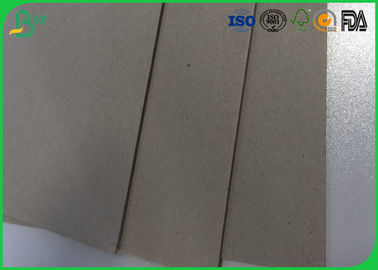 889 * 1194 mm Grey Cardboard Sheets , 250g 300g Two Sides Straw Board Paper For Core