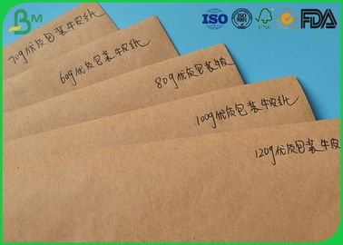 100% Wood Pulp Brown Kraft Liner Paper 35 Gsm - 100gsm For Paper Bag Free Samples