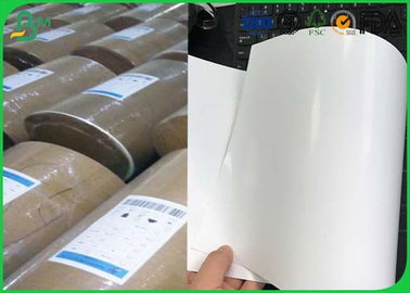 Size Customized C1s Food Grade Paper Roll 72 gsm - 90gsm For Food Package