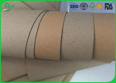 Mixed Pulp High Stiff Brown Craft Paper Roll 80gsm - 140gsm For Corrugated Box