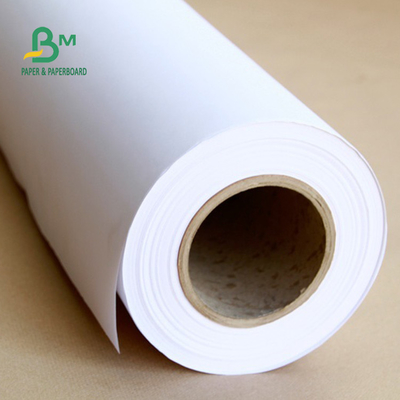 Premium Coated Color Bond 28# Matte Finish White Paper Roll 24''x150ft