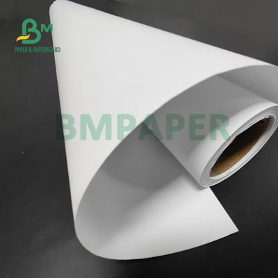 100gsm 180gsm Signle Side Coated CAD Matte Paper Roll For Graphics 24&quot; x 100'