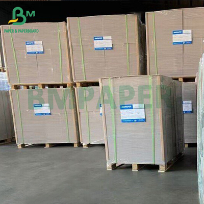 High Stiffness One Side Coated 200 500 GSM White Lined Duplex Board