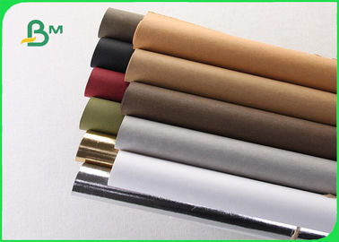 Washed Kraft Liner Paper / Hand - Washed Kraft Paper 150cm X 110 M For Wallets