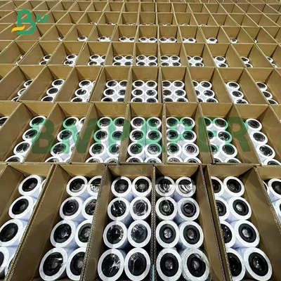 24# 28# Color Poster Coated Bond Paper White Roll For Wide Format Inkjet Printer