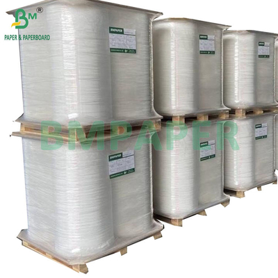 24gsm 32mm Food Grade Degradable White Straw Wrapping Paper For Straw Packing