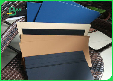 1.5mm Grey Board Sheets Laminated With White / kraft / blue color