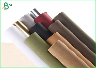 Pure Wood Pulp Kraft Liner Paper , Brown Kraft Paper Roll 150cm Width