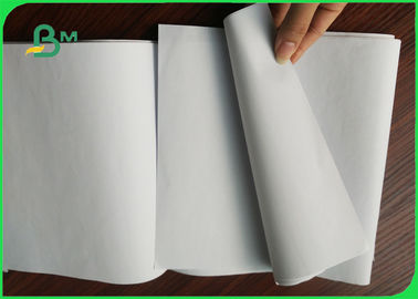 White Uncoated Woodfree Paper , 80gsm Offest Notebook Paper Rolls