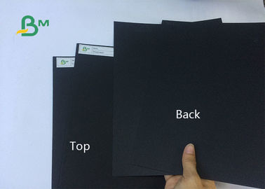 High Grade 250gsm 300gsm 350gsm Thickness Coated Black Paper For Packing Box