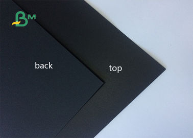 Customized 80gsm - 450gsm Book Binding Board , One Size Coated Black Paper Board For Hang Tag