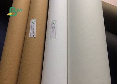 0.55mm Thickness Multi Color Natural Washable Kraft Paper Fabric For Tote Bag