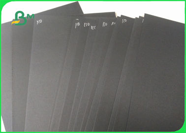 150g 180g Virgin Double side Black Cardboard for Storage Box Making