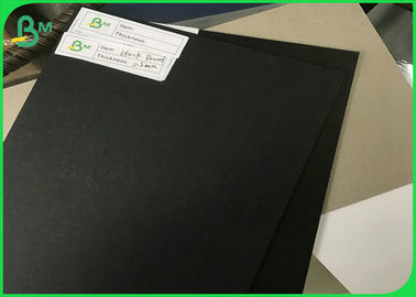 250gsm - 3mm Both Side Smooth Black Paper Board For Large Cardboard Boxes