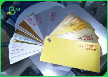 Recycled Pulp Type Ivory Board Paper Metallized Film Surface Material