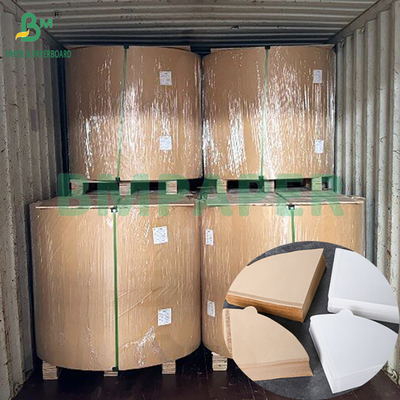 50gsm 328mm 500mm White And Brown Coffee Filter Paper Roll Food Grade