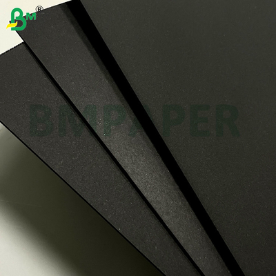 400gsm High Resistant Double Side Black Card For Luxury Packaging Handicrafts