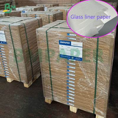 Tensile Strength 28gram White Glass Liner Paper Ton Protect Wine Bottle 11 x 14inch